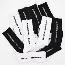 Load image into Gallery viewer, 2018 men women long socks hip hop fear of god kanye west streetwear harajuku essentials  Calabasas season 5 happy cotton socks