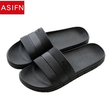 Load image into Gallery viewer, ASIFN Men's Slippers Bathroom Men Shoes Slipper Non-slip Women Loves Indoor Home Summer Flip Flops Soft Male Slides 