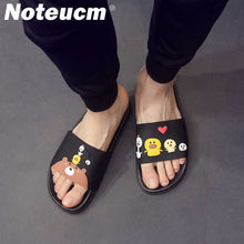Load image into Gallery viewer, Size 43 44 summer green red female femme tong slider Cartoon dame huose Bedroom beach outside slipper flat pool shoe slide women