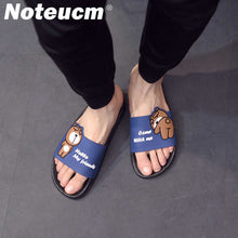 Load image into Gallery viewer, Size 43 44 summer green red female femme tong slider Cartoon dame huose Bedroom beach outside slipper flat pool shoe slide women