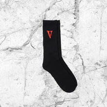 Load image into Gallery viewer, New men women socks Vlone socks letter long socks hip hop streetwear kanye west ins casual Crew harajuku Justin Bieber socks