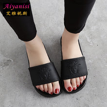 Load image into Gallery viewer, Men Summer Slippers Flip Flops Beach Slides Outdoor Slides Beach Sandals Fashion Slippers Flat Thick Heel Lover Slippers Sandals
