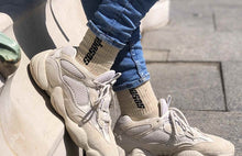 Load image into Gallery viewer, 18SS men women socks Calabasas season 5 socks letter cotton long socks hip hop streetwear kanye west popsocket harajuku socks