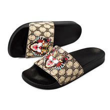 Load image into Gallery viewer, Men Summer Slippers Outdoor Slides Embrider Beach Sandals Flip Flop Slip On Fashion Slippers Flat Heel Casual Flat Slide Sandals