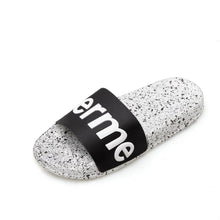 Load image into Gallery viewer, HTUUA 2018 New Couple Bathroom Slippers Women Men Unisex Fashion Brand Outdoors Indoor Home Slippers Non-slip Floor Slides SX755