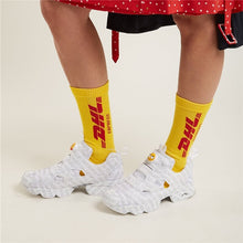 Load image into Gallery viewer, Hip Hop Summer Express Tide Brand Socks Male and female Harajuku Couple Student Letters Yellow Fashion Wild tube socks