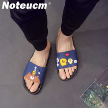 Load image into Gallery viewer, Size 43 44 summer green red female femme tong slider Cartoon dame huose Bedroom beach outside slipper flat pool shoe slide women